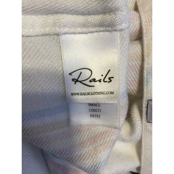 Rails Free People Women Button Up Shirt Hunter Plaid Super Soft Collared Small - Picture 5 of 6